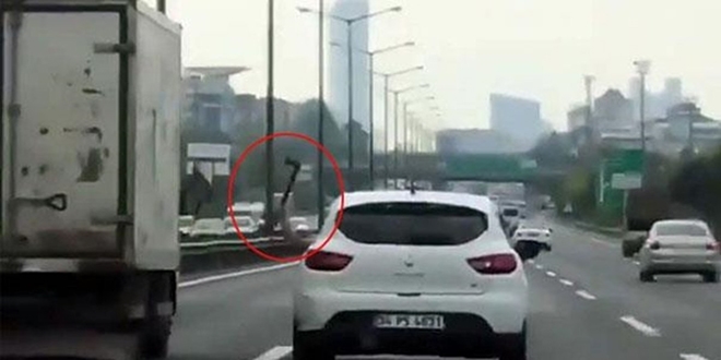 Trafikteki baltalı saldırgana 3 yıl hapis istemi