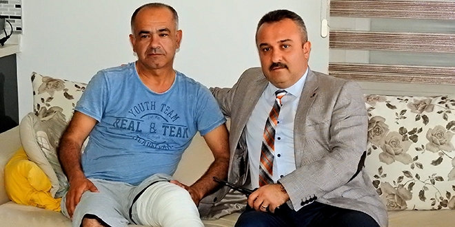 Dur ihtarına uymayan araç polise çarpıp kaçtı
