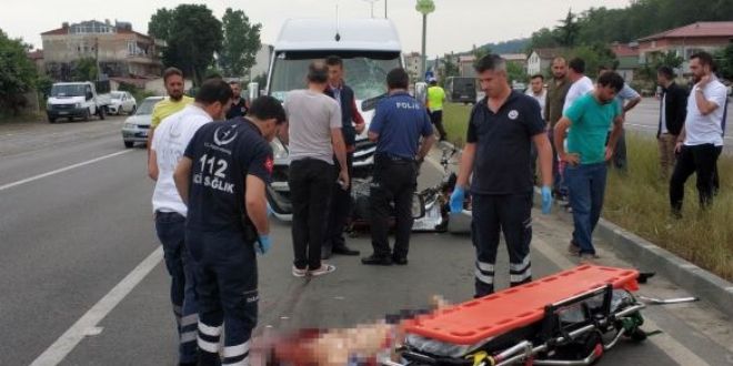 Zabıta memuru görev yaptığı yere 25 metre kala kazada öldü
