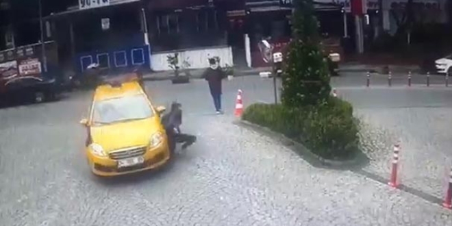 Dikkatsiz sürücü genç kızı böyle ezdi