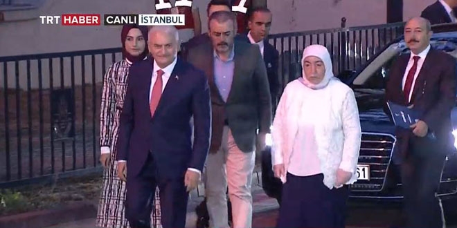 Yıldırım da Lütfi Kırdar Kongre Merkezine geldi