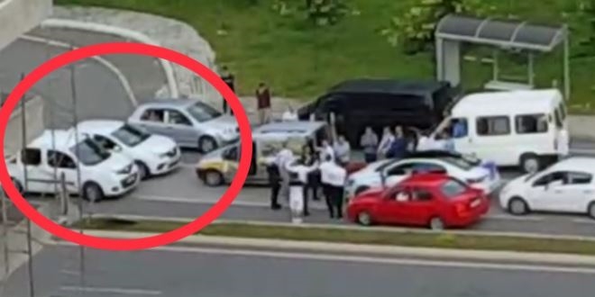 Samsun'da yol kapatan magandalara ceza