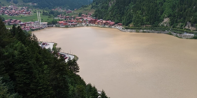 Uzungöl'de şaşırtan görüntü
