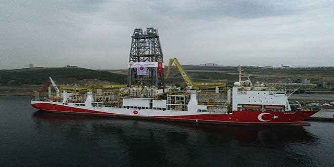 'Yavuz' sondaj gemisi Akdeniz'e uğurlandı