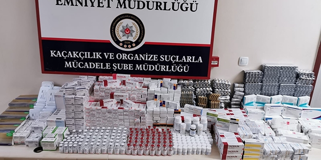 Diyarbakır'da 3 milyon lira değerinde ilaç ele geçirildi