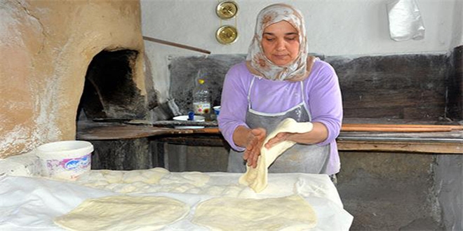 Bir Çeçen geleneği... Bu mahallede fırınları kadınlar çalıştırıyor