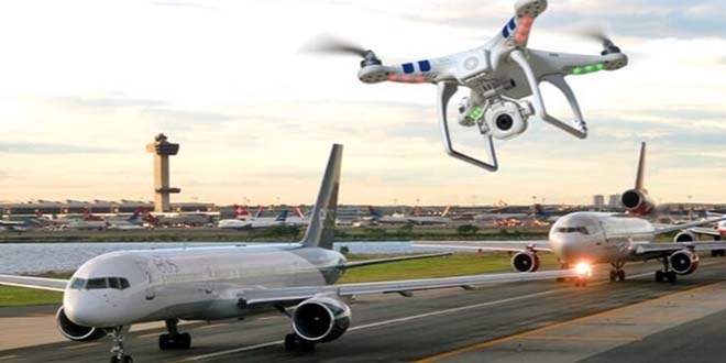 Uçuş güzergahında drone alarmı