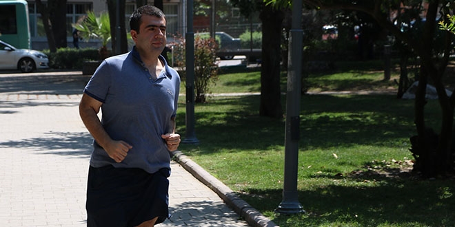 Askere gitmek için 30 kilo verdi