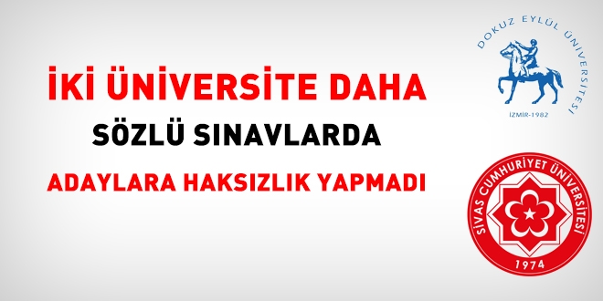 İki kamu kurumu daha görevde yükselmede adaylara haksızlık yapmadı