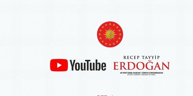 Cumhurbaşkanı Erdoğan'ın Youtube kanalı aktif yayın hayatına başlıyor