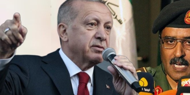 Erdoğan'dan Türkiye'yi tehdit eden Libya Ulusal Ordusu sözcüsüne tepki