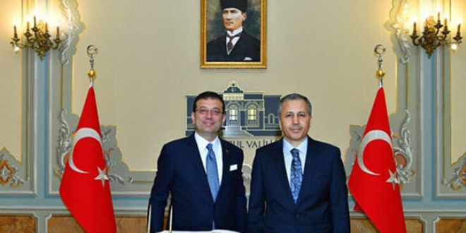 İmamoğlu, İstanbul Valisi'ni ziyaret etti