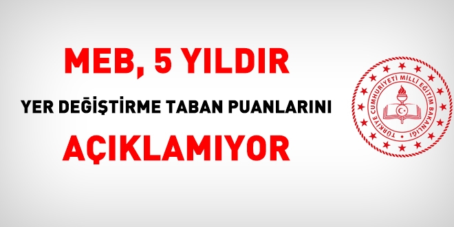 MEB 5 yıldır il dışı taban puanlarını açıklamıyor