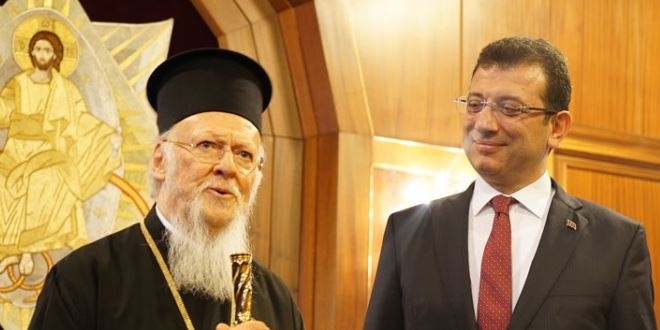 Patrik Bartholomeos'tan İmamoğlu'na ziyaret