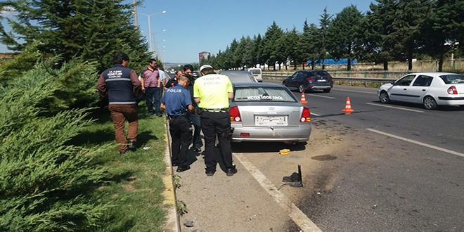 Polis kaza yapanın kendi oğlu olduğunu öğrenince büyük şok yaşadı