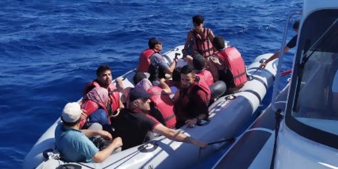 Bodrum'da 11 göçmen yakalandı