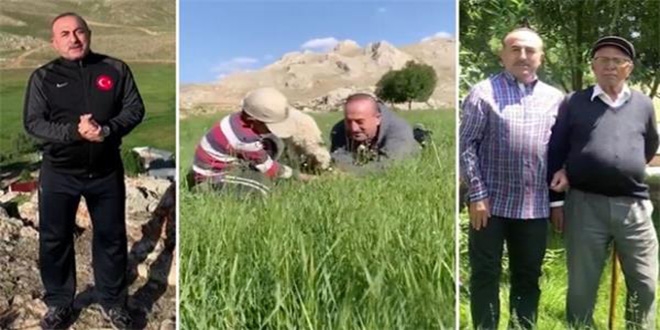 Bakan Çavuşoğlu memleketi Söbüçimen Yaylası'nı anlattı