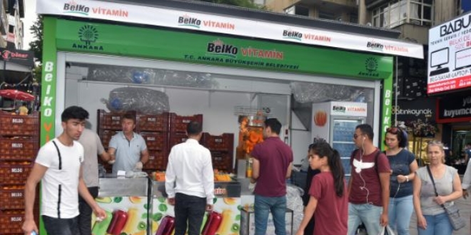 BELKO Vitamin Büfeleri yeniden hizmete girdi