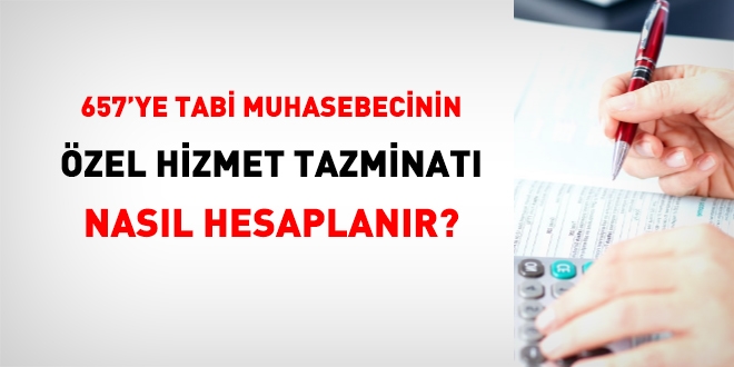 Muhasebecinin özel hizmet tazminatı nasıl hesaplanmalı?