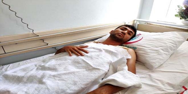 Yaralı itfaiye eri: Devletimin malını kesmeyin