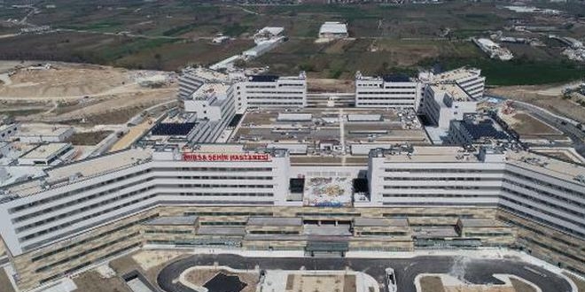 Bursa Şehir Hastanesi açılış için gün sayıyor