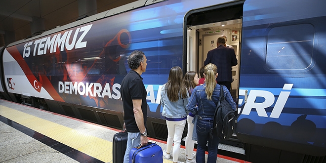 15 Temmuz treni stanbul'a geldi