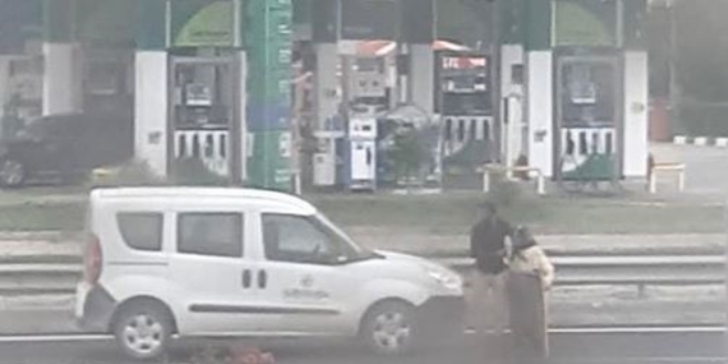 Sürücünün 'örnek davranış'ı büyük takdir topladı
