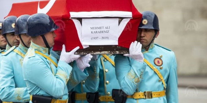 Eski milletvekili Karadeniz için TBMM'de tören