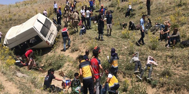 Van'da katliam gibi kaza: 16 ölü, 51 yaralı