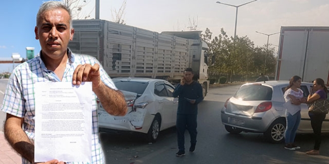 Hem aracını tamir ettiremedi hem de icralık oldu