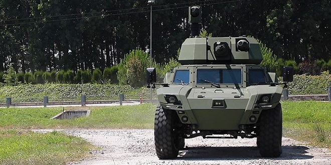 Türkiye'nin elektrikli zırhlısı ilk kez araziye çıktı