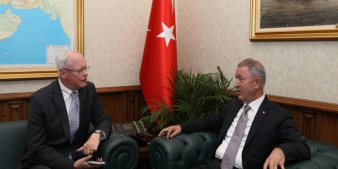 Akar, ABD'nin Suriye Özel Temsilcisi'ni kabul etti