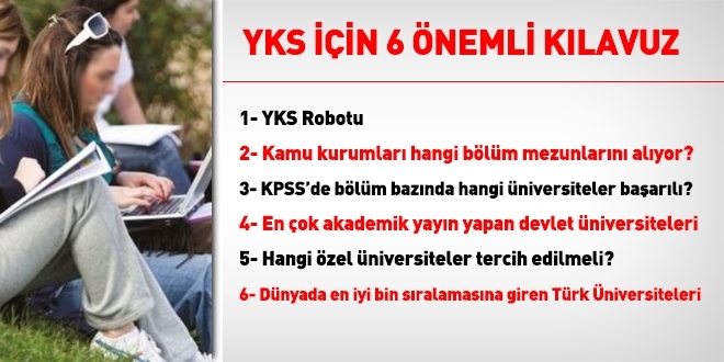 2019 YKS tercihleri için 6 önemli kılavuz