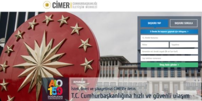 CİMER, başvuruları 14 günde sonuçlandırıyor