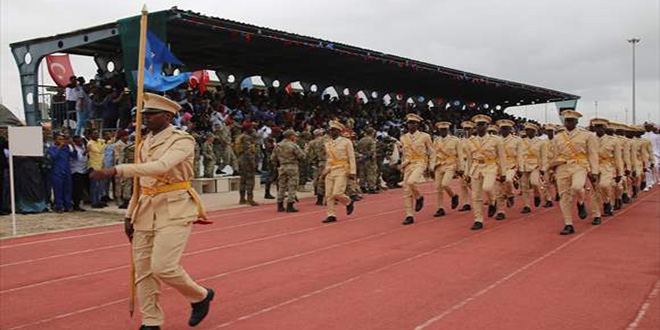 Somali'deki Türk askeri eğitim üssü 152 mezun verdi