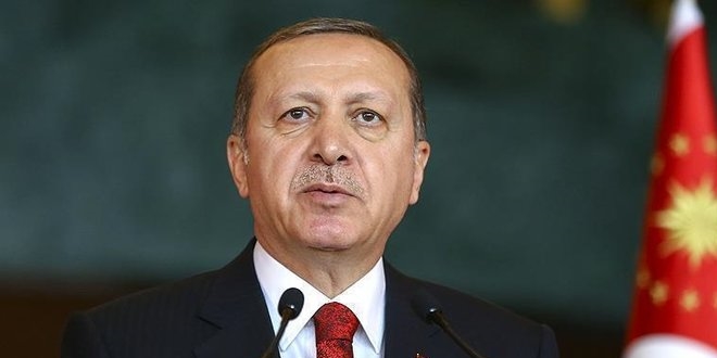 Erdoğan'dan şehit ailelerine taziye telgrafı