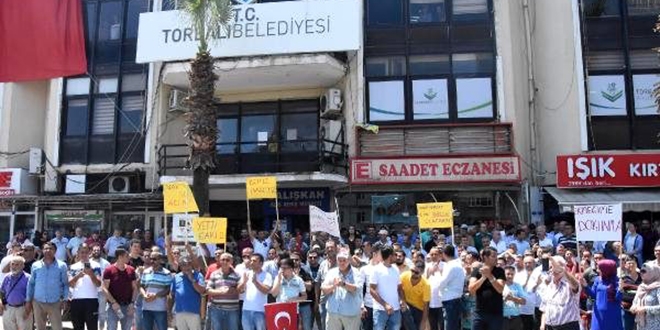 Belediye Başkanına işçi tepkisi: Oğluna var da bize yok mu