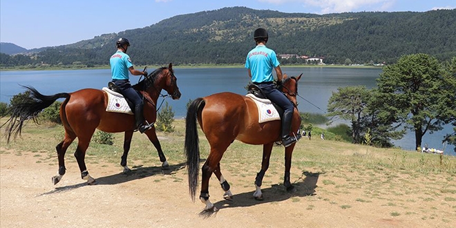 Abant atlı ve motorlu timlere emanet