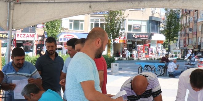 Sendika işçilerinin kan verme kampanyasına Kızılay görevlisinden tepki