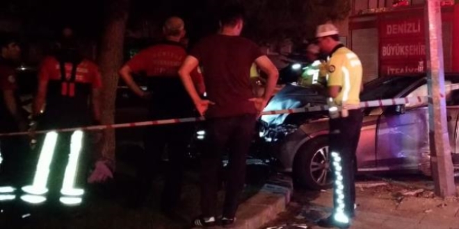 Denizli'de feci kaza: 1 ölü, 6 yaralı