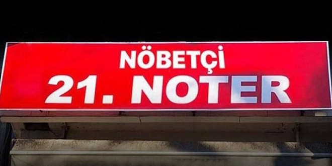 Nöbetçi noterlerden 190 bini aşkın işlem