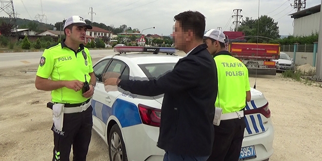 Radara giren sürücüden ilginç savunma