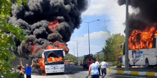 Uzmanlara göre yanan otobüslerdeki sorun 'eksik muayene'