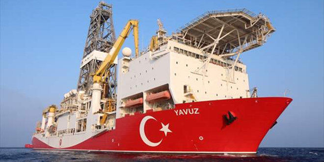 Yavuz, Doğu Akdeniz'de sondaja başladı