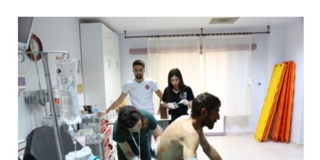 Ayı saldırısında yaralandı, helikopterle hastaneye kaldırıldı