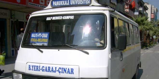 Denizli'de dolmuş ücretlerine zam kararı