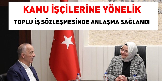 Hükümet ve kamu işçisi zam konusunda anlaştı