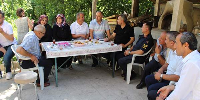Şehidin silah arkadaşlarından 18 yıllık vefası