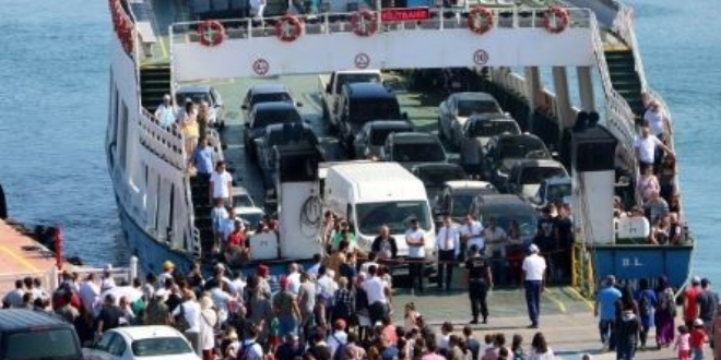 Tatilciler dönüş yolunda