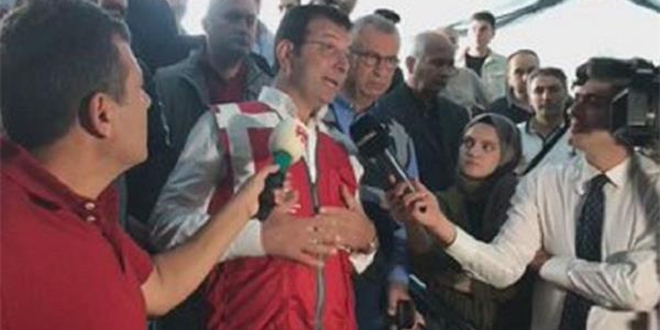 Tatilden dönen İmamoğlu, meteorolojiyi suçladı